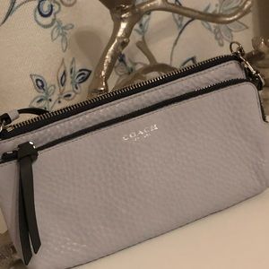 Gray Coach Wristlet